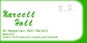 marcell holl business card